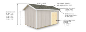 Gable Storage Shed - Weaver Barns