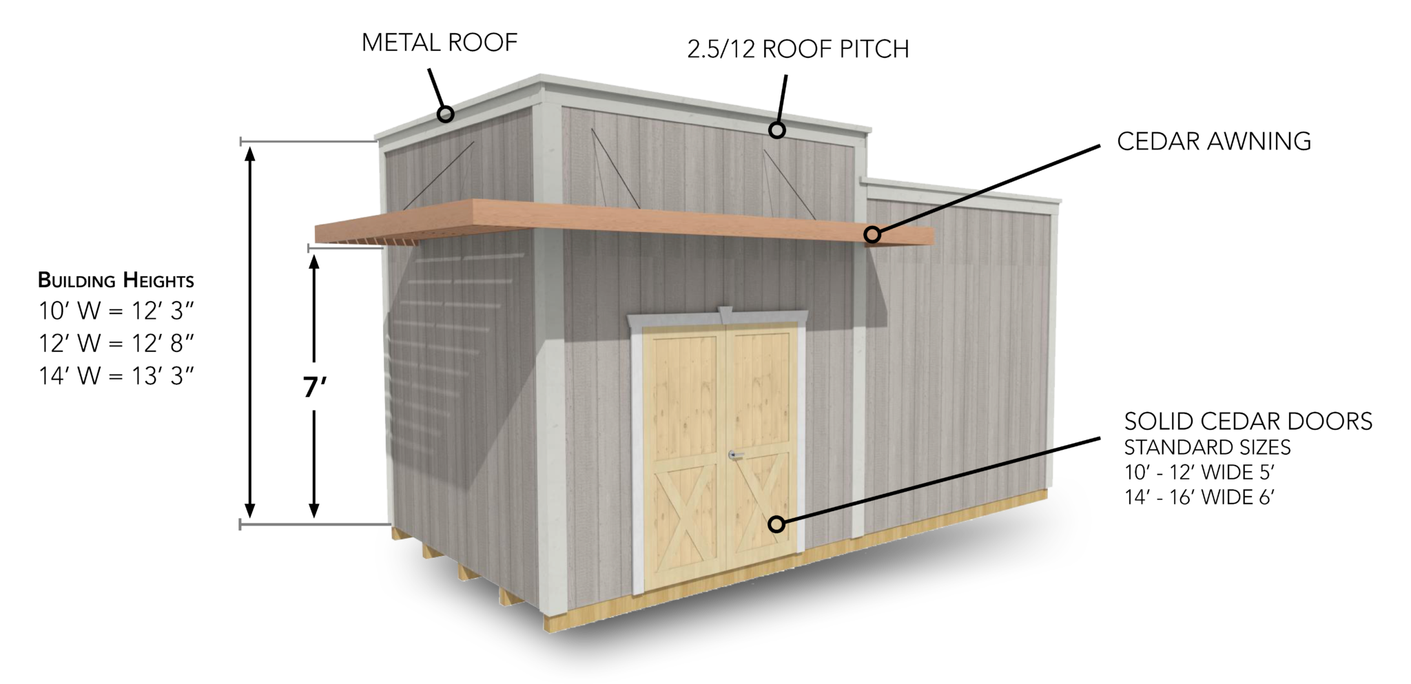 Easton Storage Shed - Weaver Barns